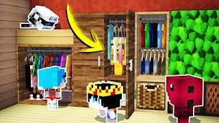 ¡NADIE ENCUENTRA A MIKECRACK ESCONDIDO EN EL ARMARIO! ?? MINECRAFT EL ESCONDITE #33