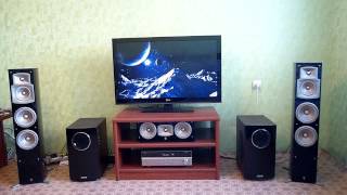 Yamaha NS-555 feat. Subwoofers with Hardstyle