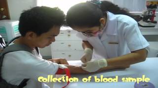ESR procedure by Medical technology students of Mindanao Sanitarium and Hospital College