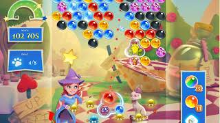 Bubble Witch 2 Saga Level 2799 with no booster & 3 bubbles left