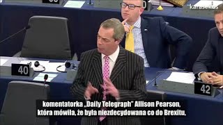 Nigel Farage vs Guy Verhofstadt - o molestowaniu