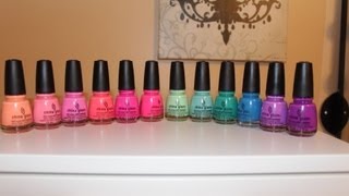 China Glaze Sunsational Collection Summer 2013