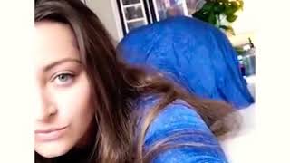 Dani Daniels Butt Dance Teasing Camera.