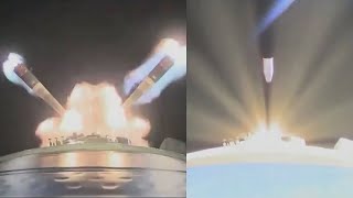 OneWeb 11 launch (on-board camera view)