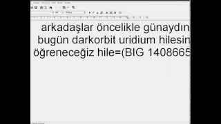 darkorbit uridium  hilesi