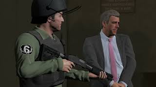 Прохождение GTA 5. Миссия 55. Огромный куш (Ограбление Федерального хранилища). Вариант А: Тонко.
