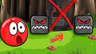 Несносный Красный Шарик VS ОГОНЬ И ВОДА Новый Мульт Игра   RED BALL 4 Volume 5 INTO THE CAVE