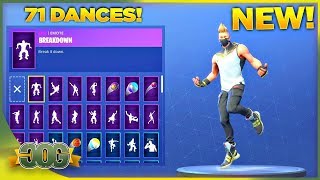 *NEW* DRIFT SKIN Showcase with All 71 Fortnite Dances & Emotes! (Fortnite Season 5 Skin)