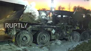 Germany: Cleanup operations underway after lorry rams US army convoy in Bavaria