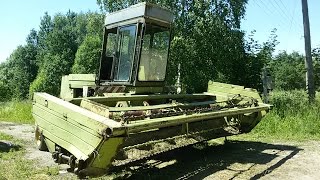 МТЗ-80+КСФ-2.1, Fortschritt Е-302. Кошение травы.