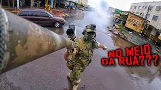 RUAS EM GUERRA | FABE |O CARA É PROBLEMA  | FUZILEIRO SNIPER AIRSOFT