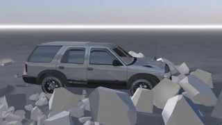 CAR CRASH ANIMATION, dynamic physics in Cinema 4D