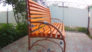 Скамейка своими руками.Bench with their hands.