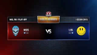 NSS vs LOL Match 1 WGL RU Season I 2015-2016. Gold Series Play-off