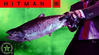 Eliminating EVERYONE in Hitman With Only a Fish - Challenge Accepted