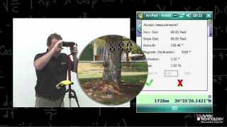 ArcPad LaserGIS TruPulse Training 5 -- Performing Offsets Using LaserGIS for ArcPad