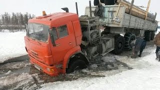 КОНЕЦ ЗИМНИКА ВЫВОД ТЕХНИКИ С ЗИМНИКОВ ✅ЭКСТРЕМАЛЬНЫЕ ДОРОГИ СЕВЕРА