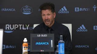 Spain: "I still believe that VAR is very good" - Simeone after a controversial victory