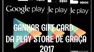 GANHAR GIFT CARD DA PLAY STORE DE GRAÇA