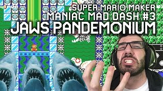 Jaws Pandemonium SPEEDRUN - Super Mario Maker / MANIAC MAD DASH #3