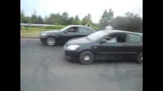 BMW 530d vs TOYOTA corolla 1.8 бензин