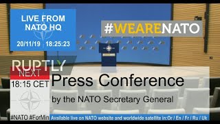 LIVE: Stoltenberg holds press conference following NATO FMs meeting in Brussels