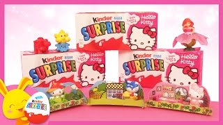 Hello Kitty - Œufs surprises KINDER -  Unboxing surprise eggs KITTY - Titounis