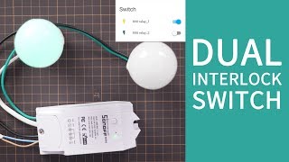 Sonoff Dual Interlock Switch integrate into home assistant power by ESPHome