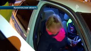 В Архангельской области пьяная женщина-водитель едва не устроила ДТП