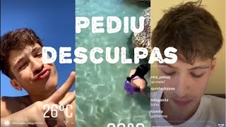 João Guilherme chama mulher de Peixe-Boi e faz Live pedindo desculpa