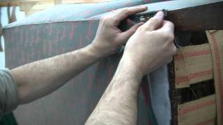 Reupholstering a Wing Chair Pt. 2