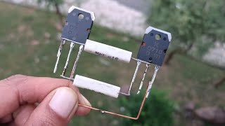 DIY INVERTER WITH TRANSISTOR D718