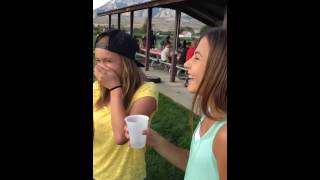 Girl swallows a live fish!