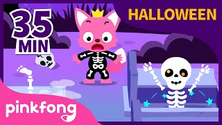Las calaveras salen de su tumba???? | Halloween | Música Infantil | +Recopilación | Pinkfong Canciones