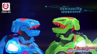 Transforming Dinosaur LED Car Toy