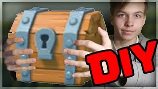 DIY! ДЕРЕВЯННЫЙ СУНДУК СВОИМИ РУКАМИ! CLASH ROYALE!