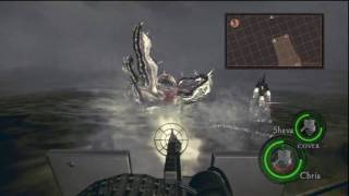 Resident Evil 5 HD Professional Chapter 3-3 Patrol Boat Boss Battle Irving P20