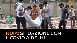 India: situazione con il Covid a Delhi