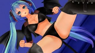 【MMD VOCALOID】 初音ミク 、重音テト  elect【 HD 】紳士向け