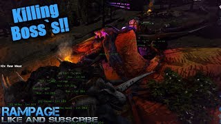 Ragnarok Guardians Boss (Full video) ARK  Survival Evolved (Rex Tek element)
