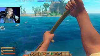 Один среди океана Борьба с акулой и штормами - Raft
