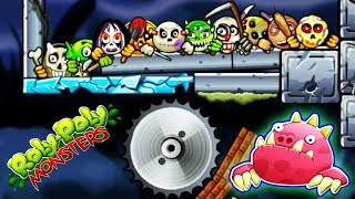 МОНСТРЫ момо вампир игра стиль ЭНГРИ БЕРДС часть 6 - ROLY POLY MONSTERS game летсплей