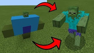 How To Spawn MUTANT ZOMBIE in Minecraft PE