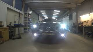Infinity QX37S замена штатных линз и дхо