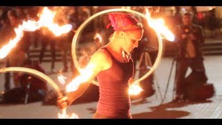 Double Fire Hoops HD