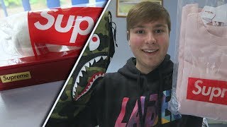 Supreme SS18 Week 9 - Lacoste Crewneck & More Unboxing