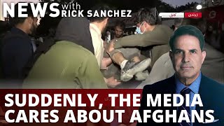Chris Hedges: “Suddenly, the media cares about Afghans 19 years too late.”