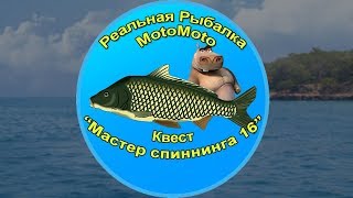 Квест "Мастер спиннинга 16" | Реальная Рыбалка