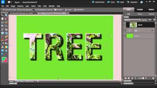 Learn how to warp, mask, and clip text in Adobe Photoshop Elements 10