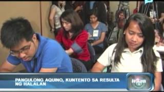 Pangulong Aquino, kuntento sa resulta ng Halalan